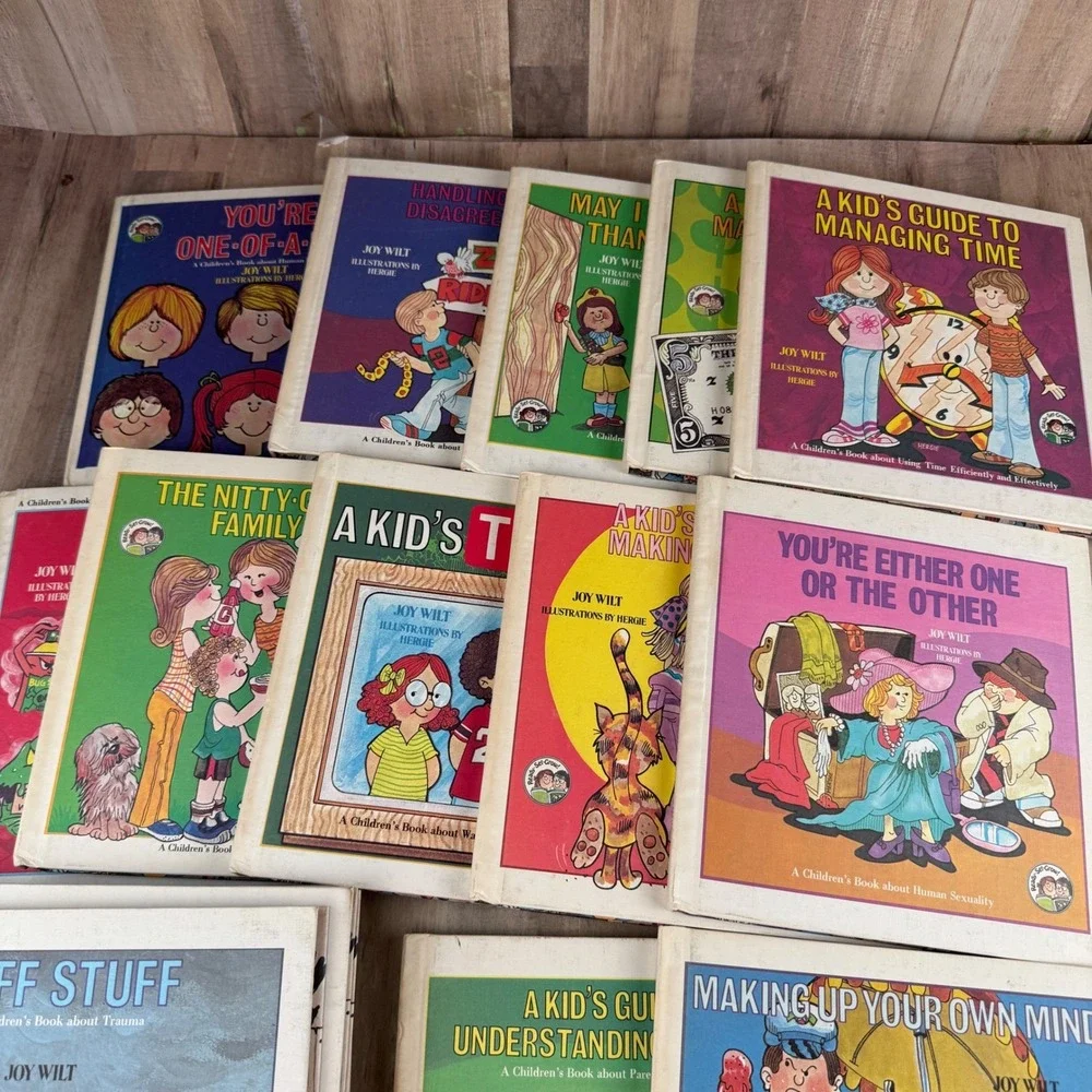 Joy Wilt Ready Set Grow Series 18 Books Weekly Reader 1978 Vintage Hardback Lot